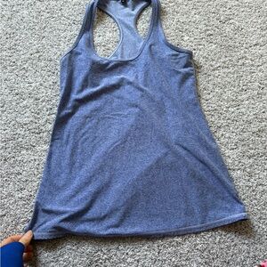 Lululemon Heather Blue Racerback Tank Top